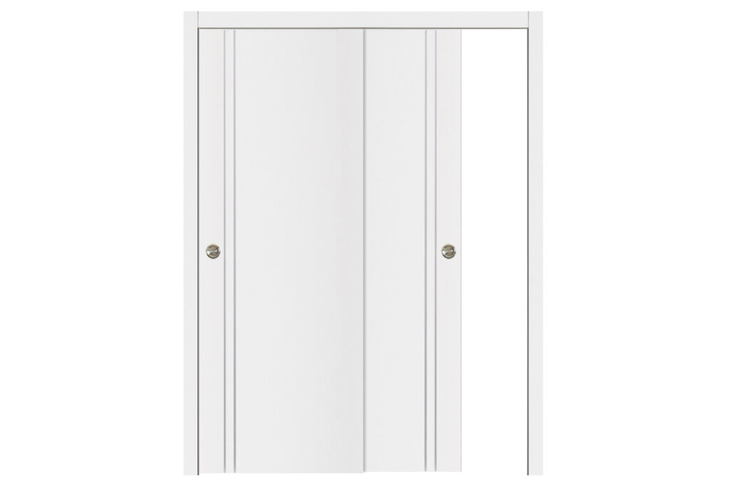 Nova Glam G-Pro 002 Soft White Laminated Modern Interior Door - Bypass Door