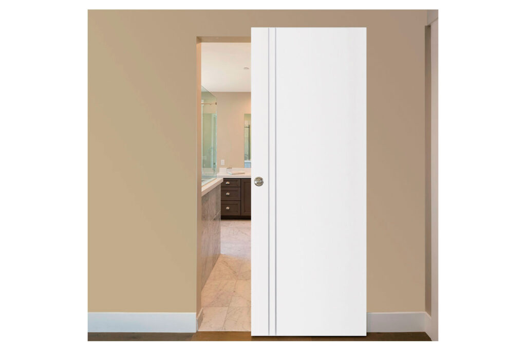 Nova Glam G-Pro 002 Soft White Laminated Modern Interior Door - Magic Door