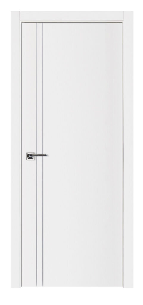Nova Glam G-Pro 002 Soft White Laminated Modern Interior Barn Door