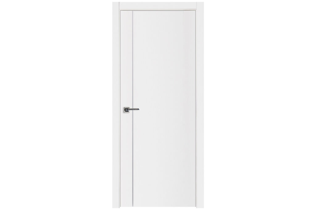 Nova Glam G-Pro 003 Soft White Laminated Modern Interior Door - Single Door