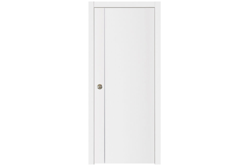 Nova Glam G-Pro 003 Soft White Laminated Modern Interior Door - Single Pocket