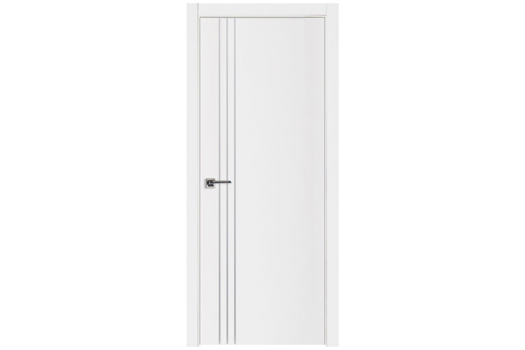 Nova Glam G-Pro 004 Soft White Laminated Modern Interior Door - Single Door