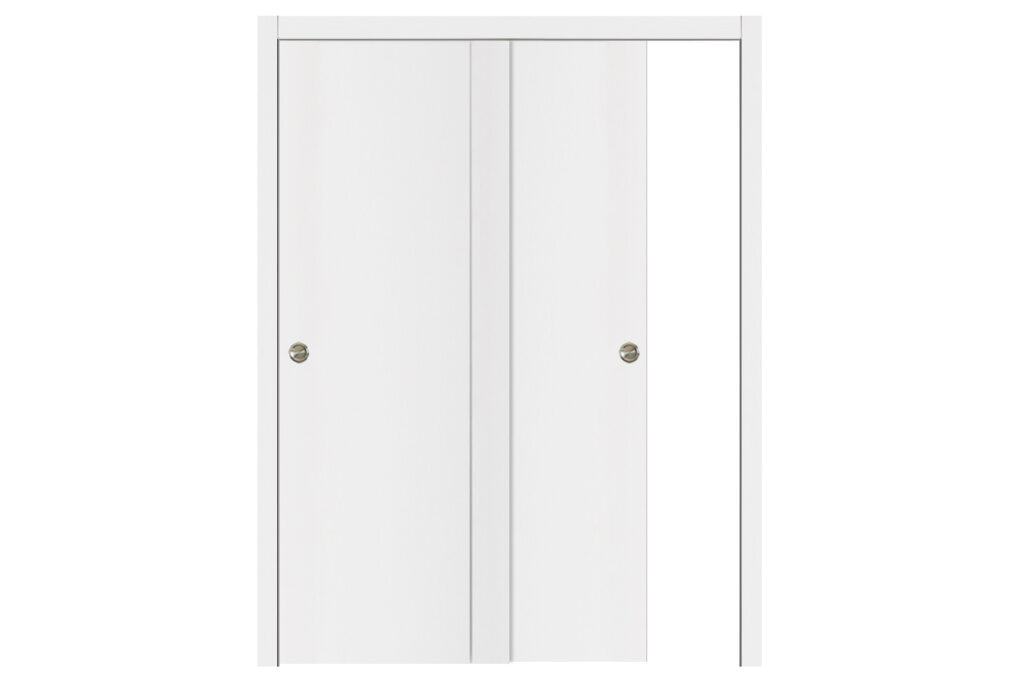 Nova Glam G-Pro 005 Soft White Laminated Modern Interior Door - Bypass Door