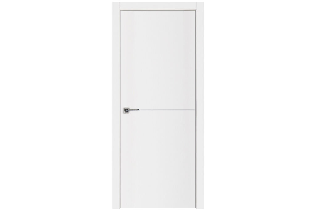 Nova Glam G-Pro 007 Soft White Laminated Modern Interior Door - Single Door