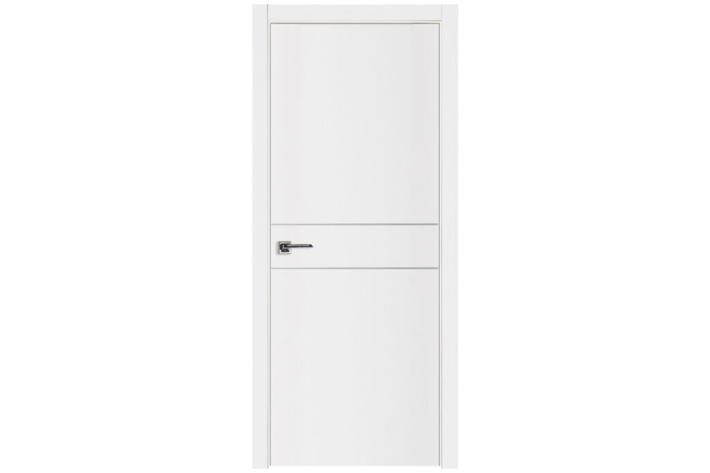 Nova Glam G-Pro 008 Soft White Laminated Modern Interior Door - Single Door
