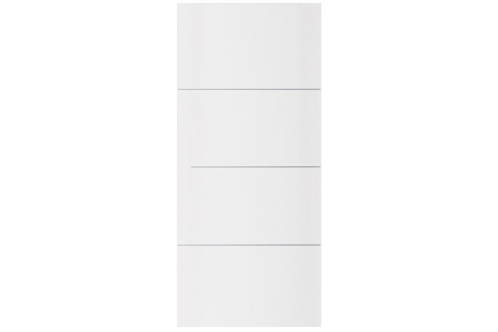 Nova Glam G-Pro 009 Soft White Laminated Modern Interior Door - Slab