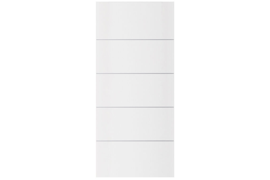 Nova Glam G-Pro 010 Soft White Laminated Modern Interior Door - Slab