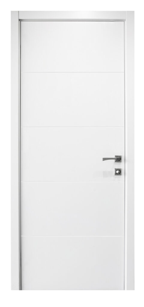 Nova Graffiti Soft White Laminated Modern Interior Door