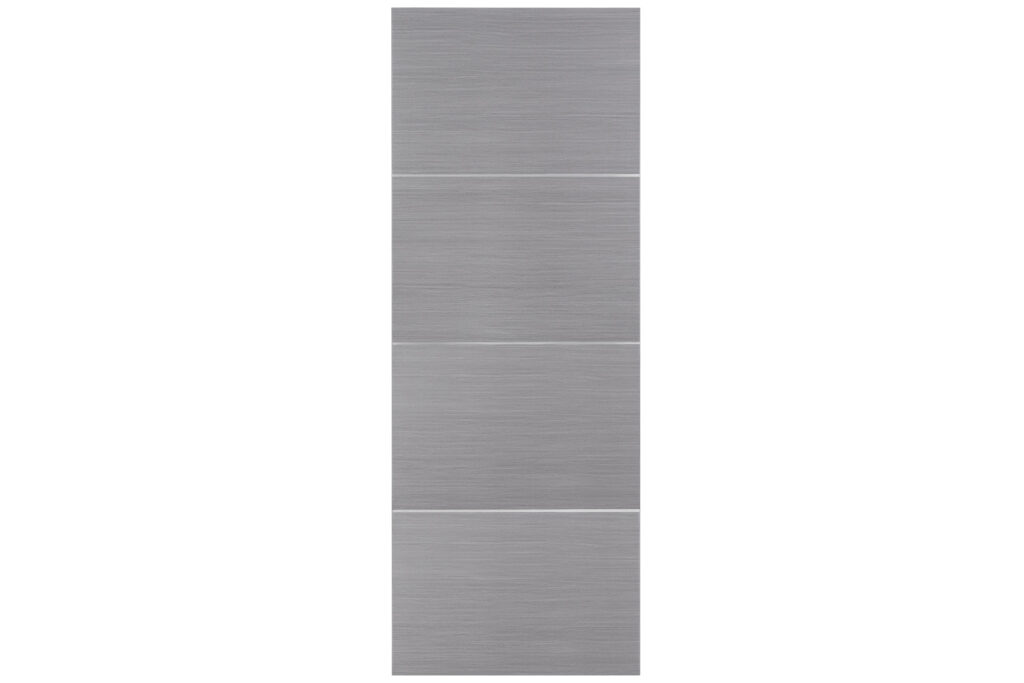 Nova HG-008 Silver Ash Laminated Modern Interior Door - Slab
