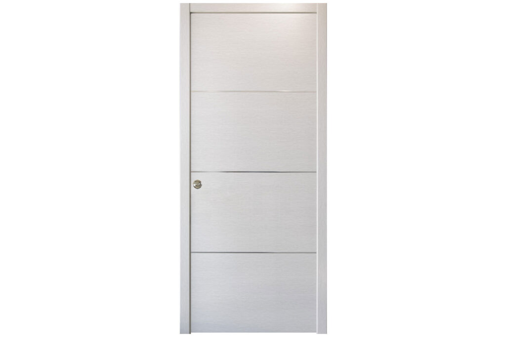 Nova HG-008 White Wenge Laminated Modern Interior Door - Single Pocket
