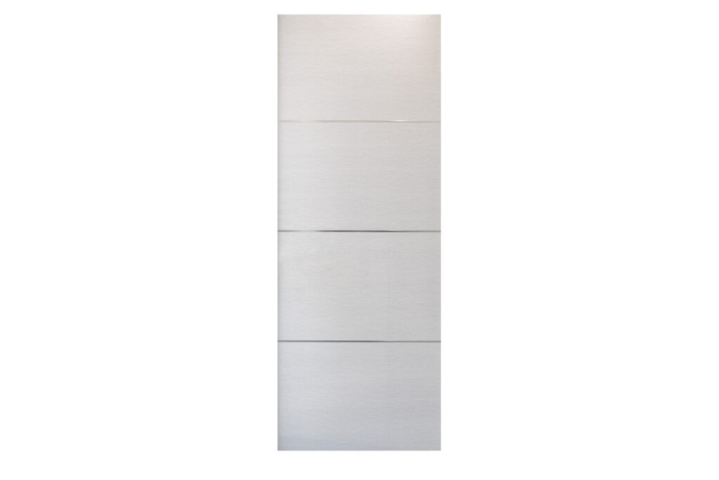 Nova HG-008 White Wenge Laminated Modern Interior Door - Slab