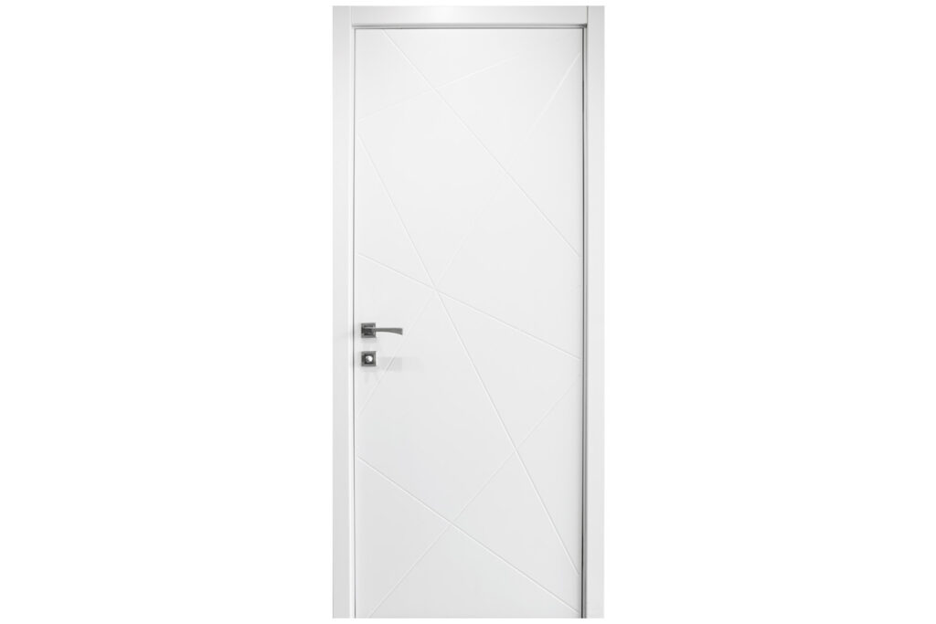 Nova HM-419 Pure White Laminated Modern Interior Door - Single Door