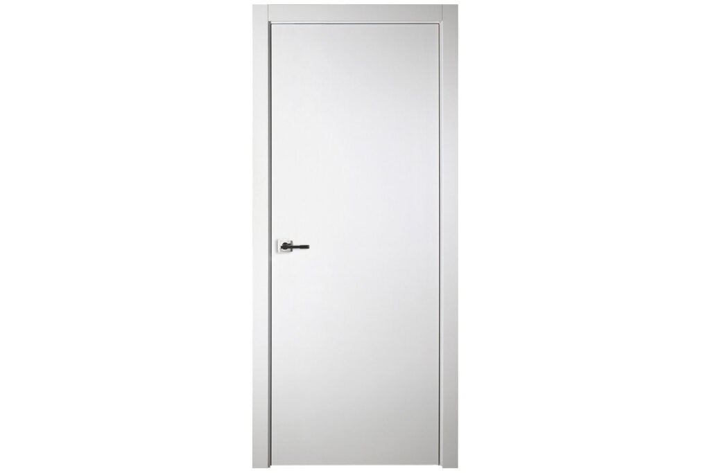 Nova Italia Flush 01 Alaskan White Laminate Interior Door - Single Door