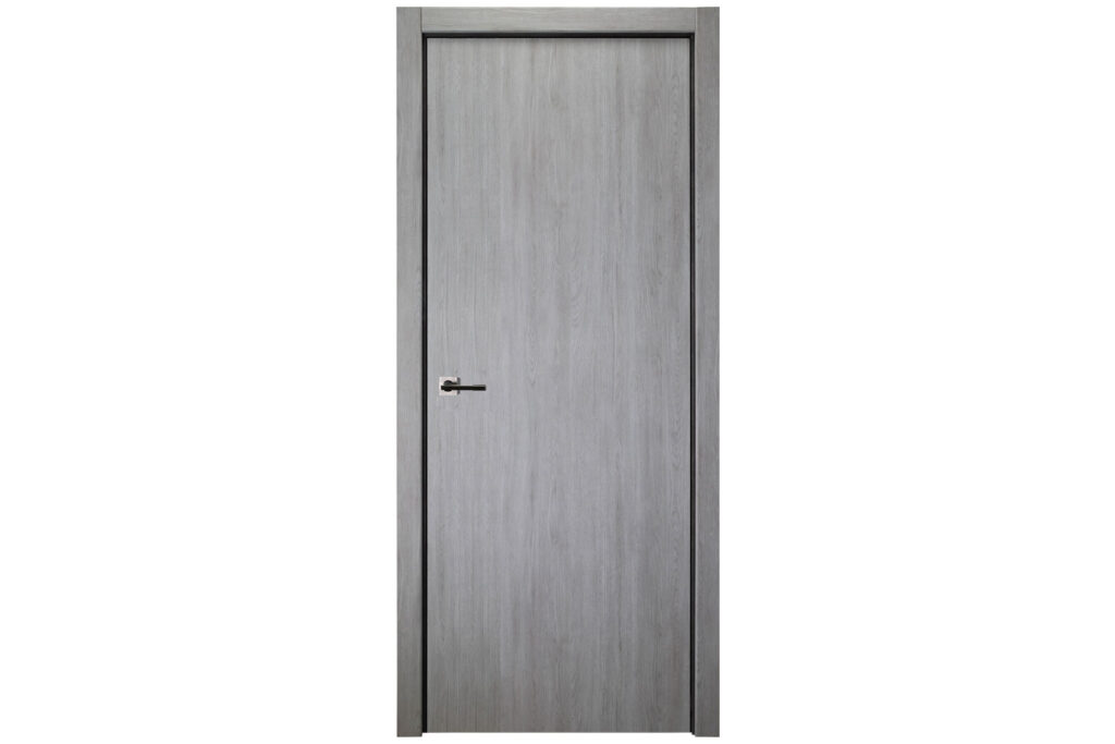 Nova Italia Flush 01 Light Grey Laminate Interior Door - Single Door