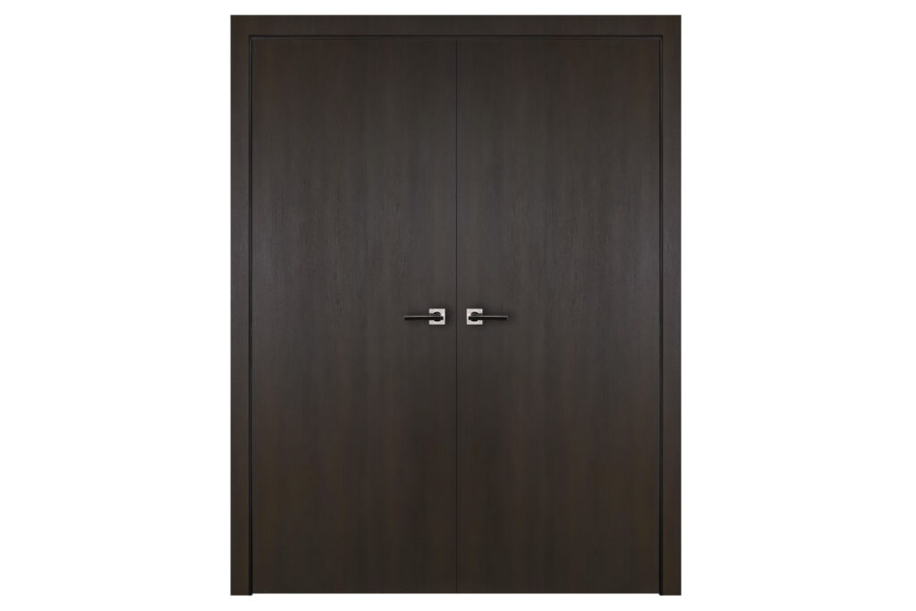 Nova Italia Flush 01 Premium Wenge Laminate Interior Door - Double Door