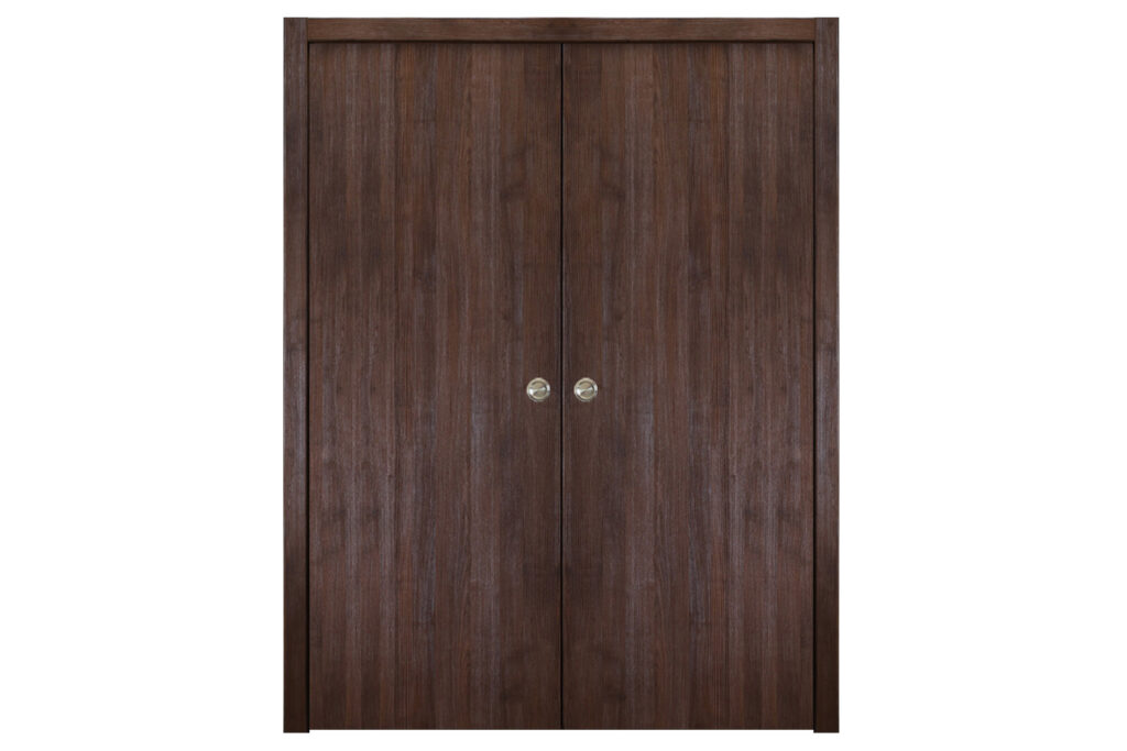 Nova Italia Flush 01 Prestige Brown Laminate Interior Door - Double Pocket