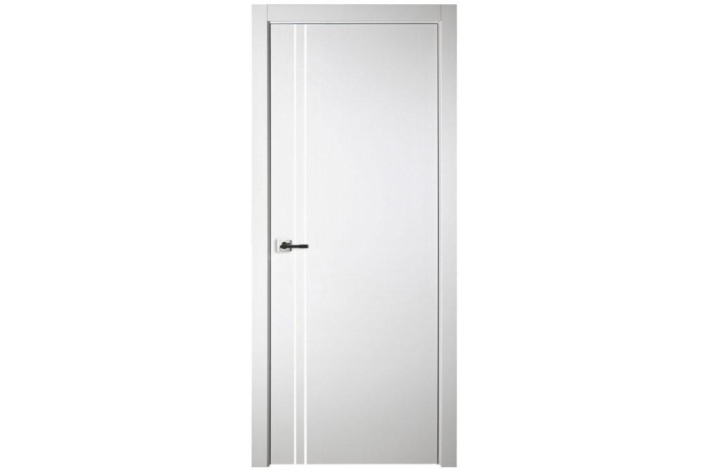 Nova Italia Flush 02 Alaskan White Laminate Interior Door - Single Door