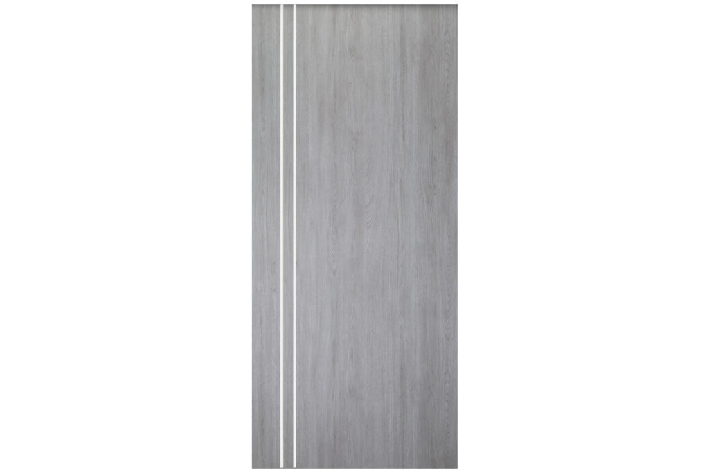 Nova Italia Flush 02 Light Grey Laminate Interior Door - Slab