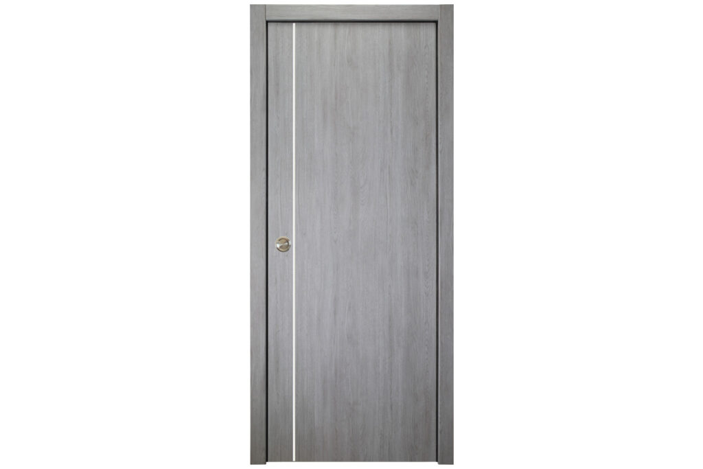 Nova Italia Flush 03 Light Grey Laminate Interior Door - Single Pocket