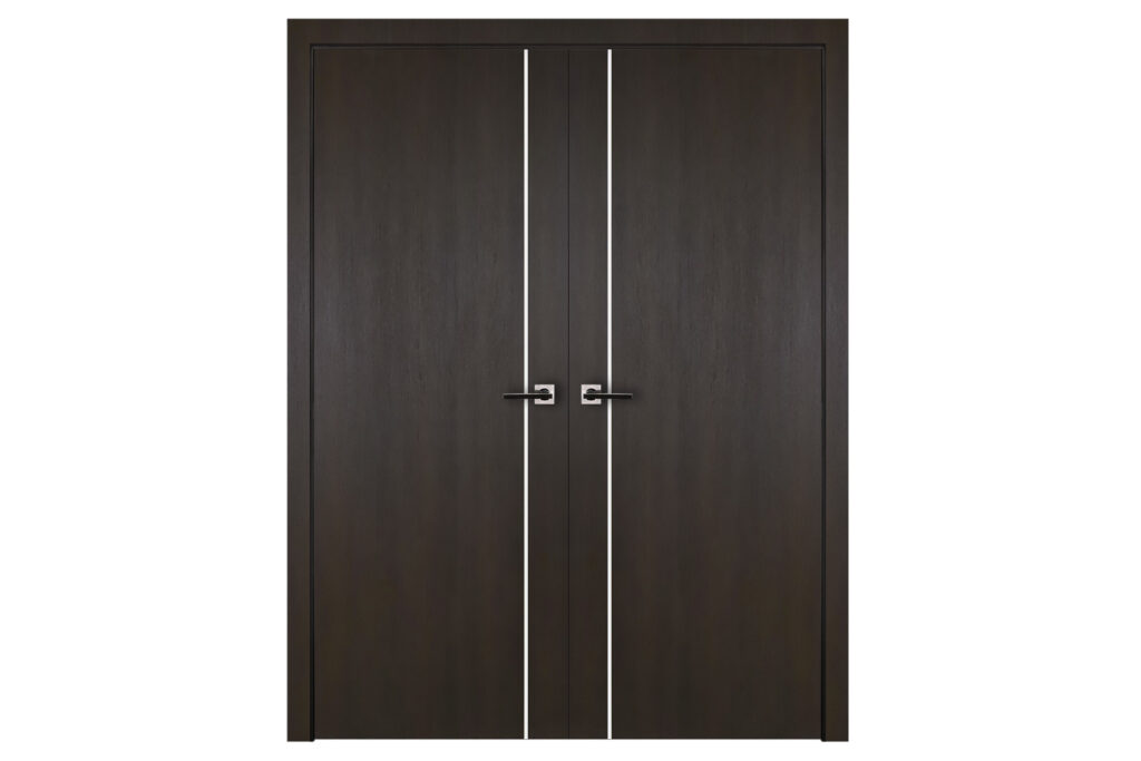 Nova Italia Flush 03 Premium Wenge Laminate Interior Door - Double Door