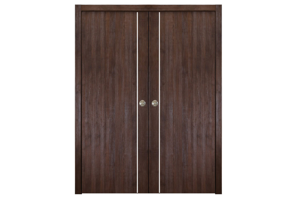 Nova Italia Flush 03 Prestige Brown Laminate Interior Door - Double Pocket