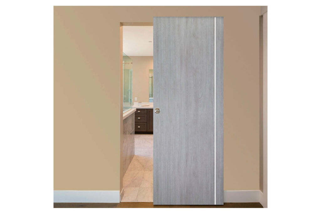Nova Italia Flush 05 Light Grey Laminate Interior Door - Magic Door