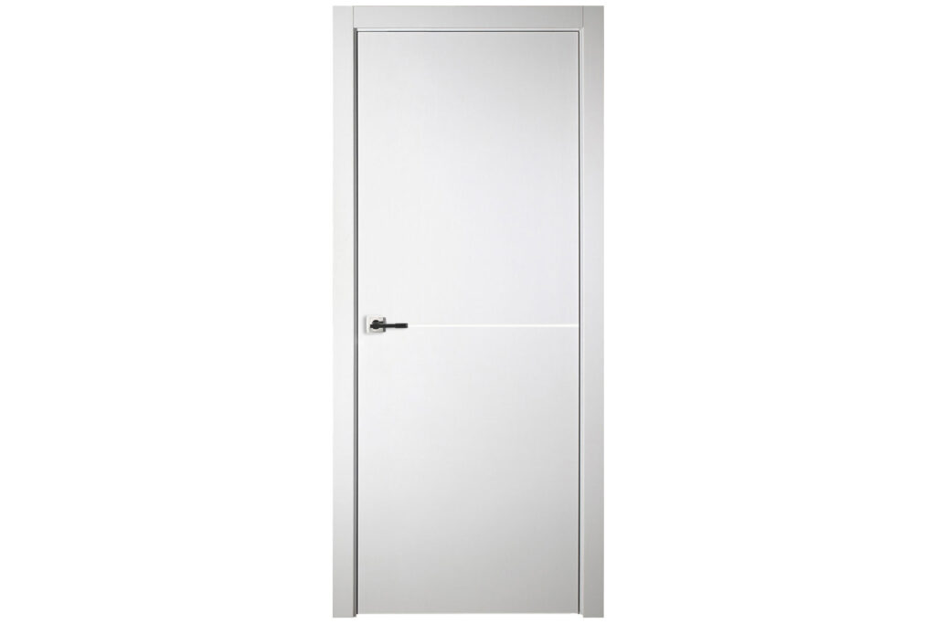Nova Italia Flush 07 Alaskan White Laminate Interior Door - Single Door