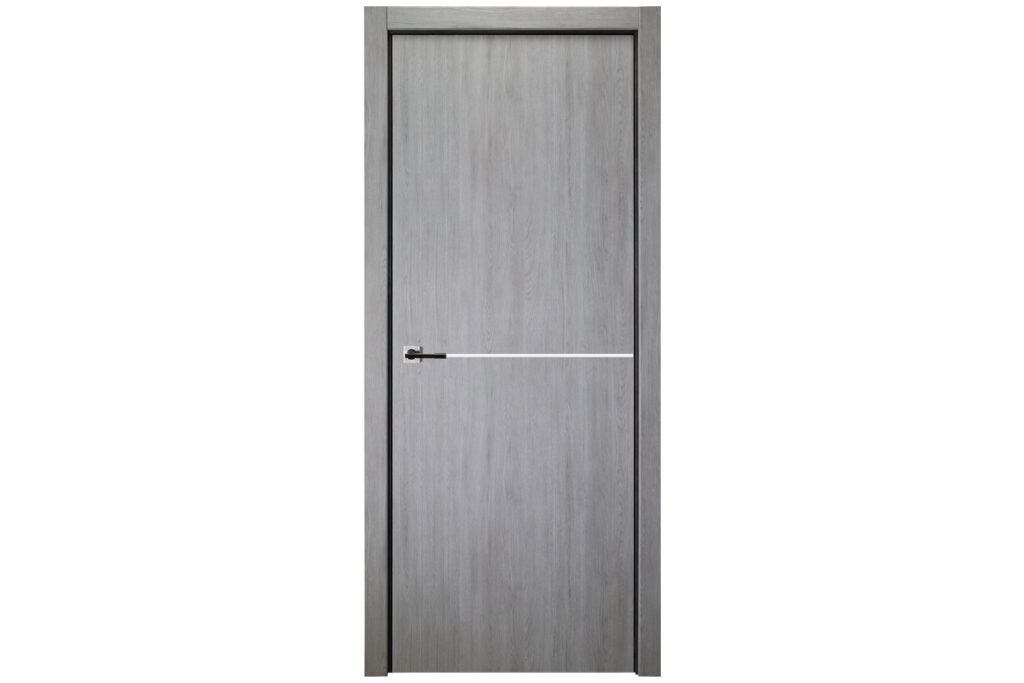 Nova Italia Flush 07 Light Grey Laminate Interior Door - Single Door