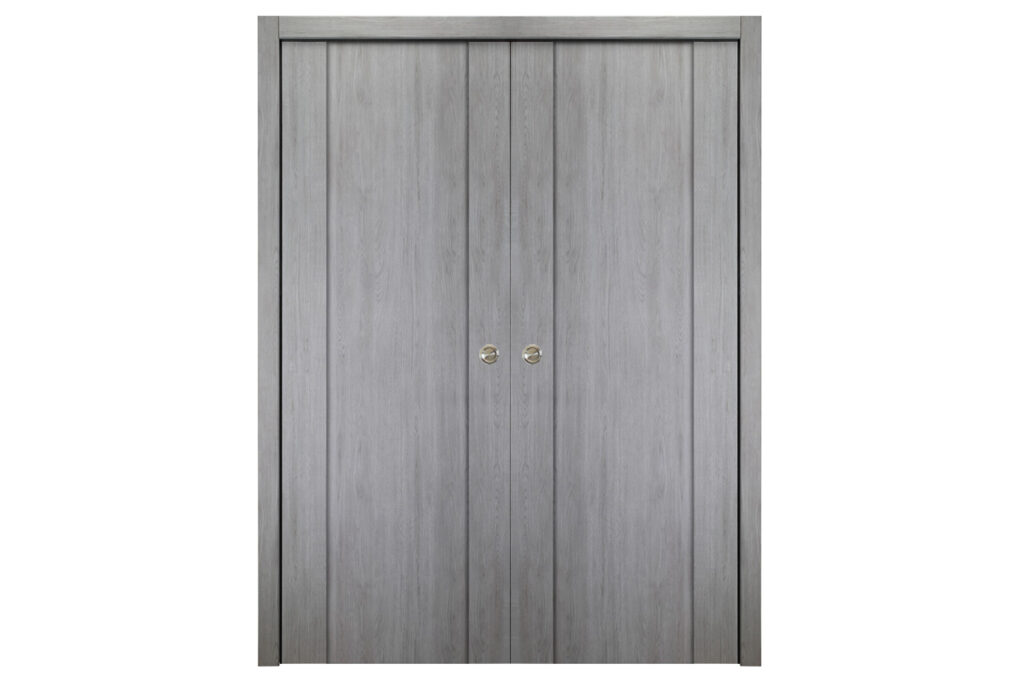 Nova Italia Stile 01 Light Grey Laminate Interior Door - Double Pocket