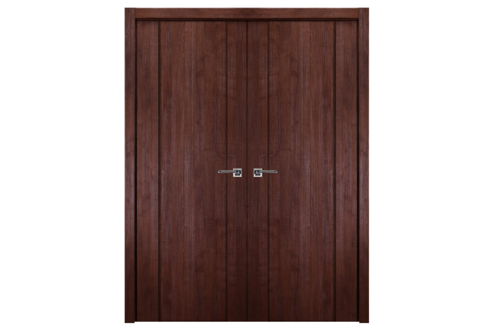 Nova Italia Stile 01 Prestige Brown Laminate Interior Door - Double Door