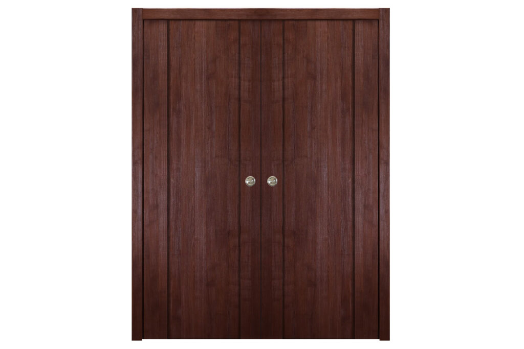 Nova Italia Stile 01 Prestige Brown Laminate Interior Door - Double Pocket