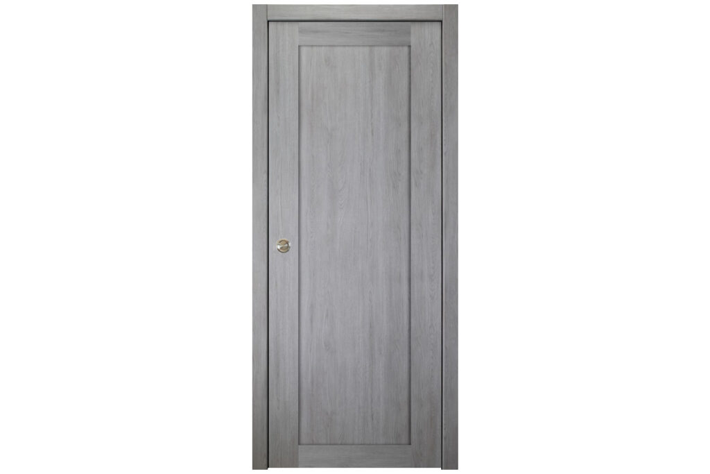 Nova Italia Stile 1 Lite Light Grey Laminate Interior Door - Single Pocket