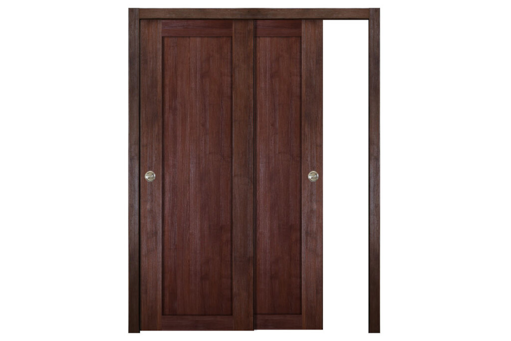 Nova Italia Stile 1 Lite Prestige Brown Laminate Interior Door - Bypass Door