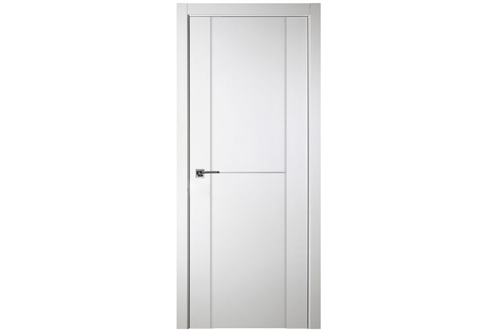 Nova Italia Stile 1H Alaskan White Laminate Interior Door - Single Door