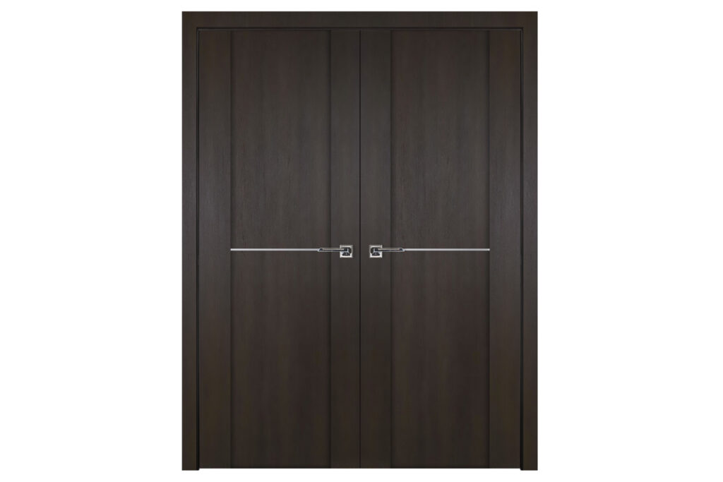 Nova Italia Stile 1H Premium Wenge Laminate Interior Door - Double Door