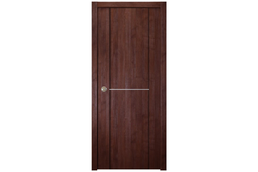 Nova Italia Stile 1H Prestige Brown Laminate Interior Door - Single Pocket