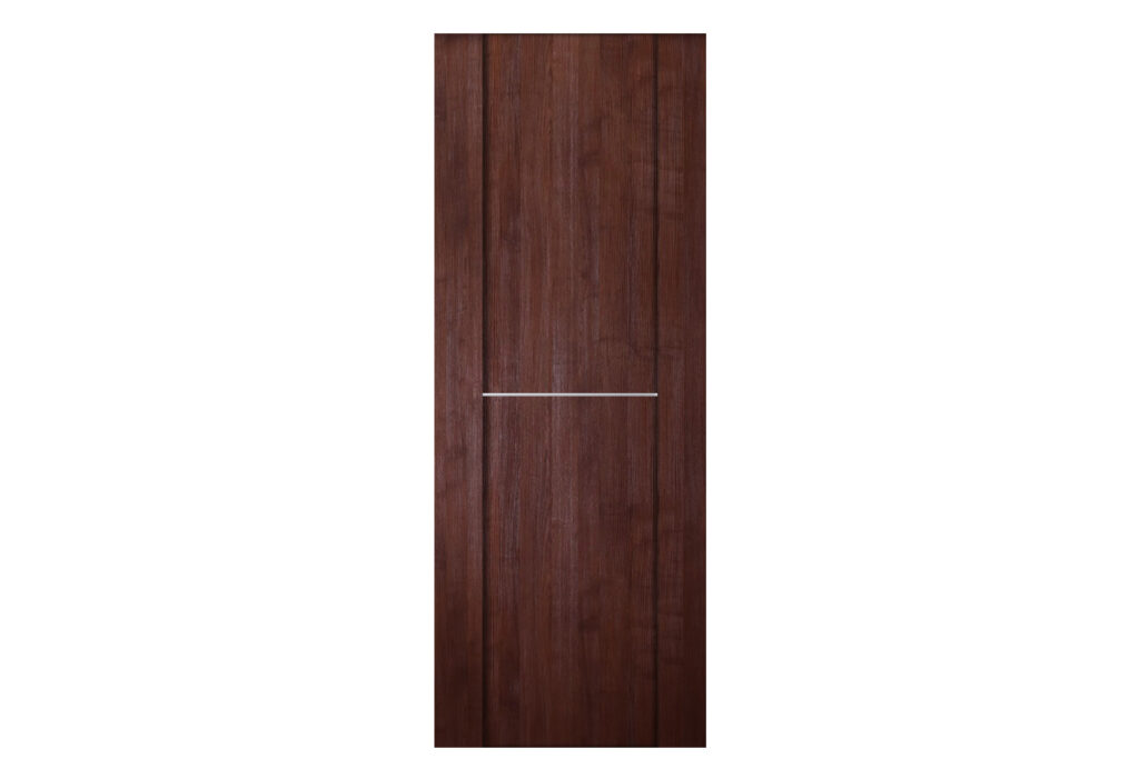 Nova Italia Stile 1H Prestige Brown Laminate Interior Door - Slab