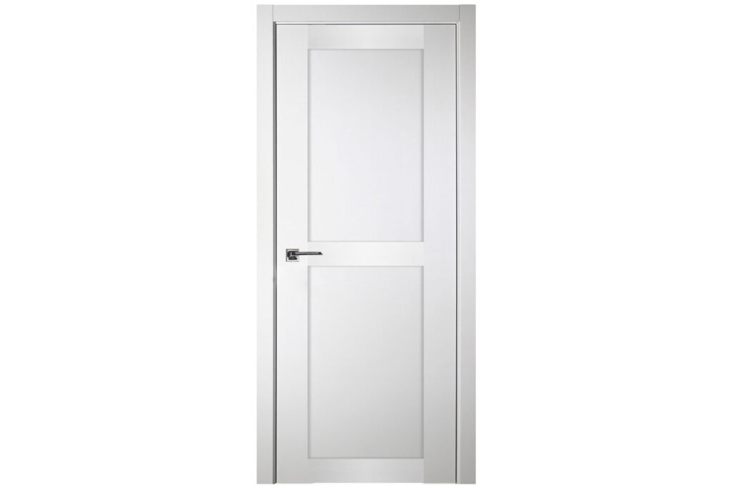 Nova Italia Stile 2 Lite Alaskan White Laminate Interior Door - Single Door
