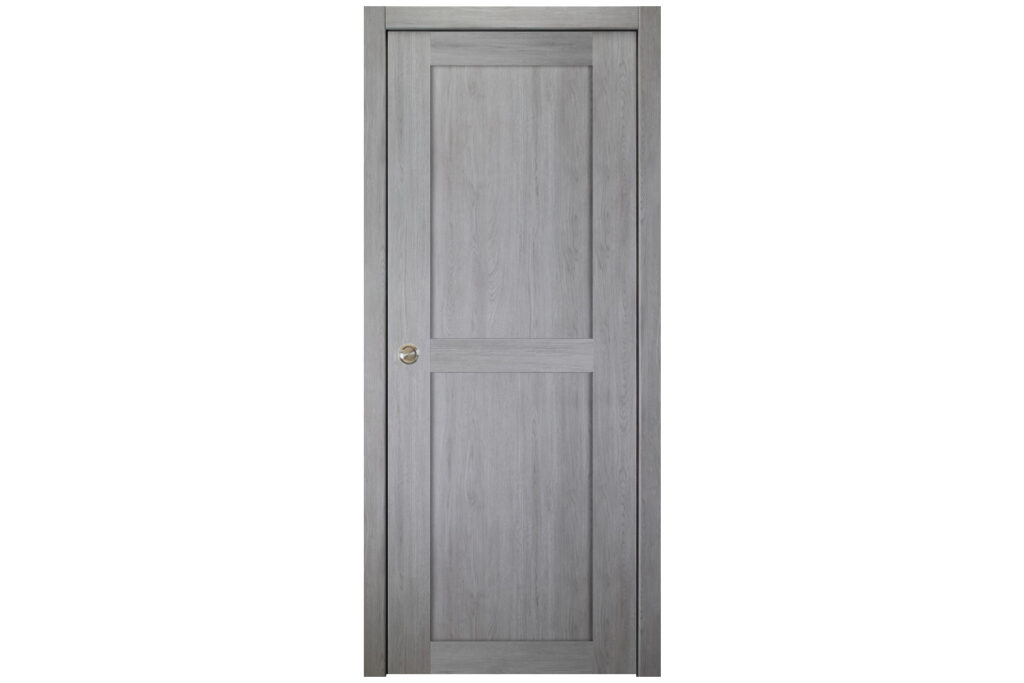 Nova Italia Stile 2 Lite Light Grey Laminate Interior Door - Single Pocket
