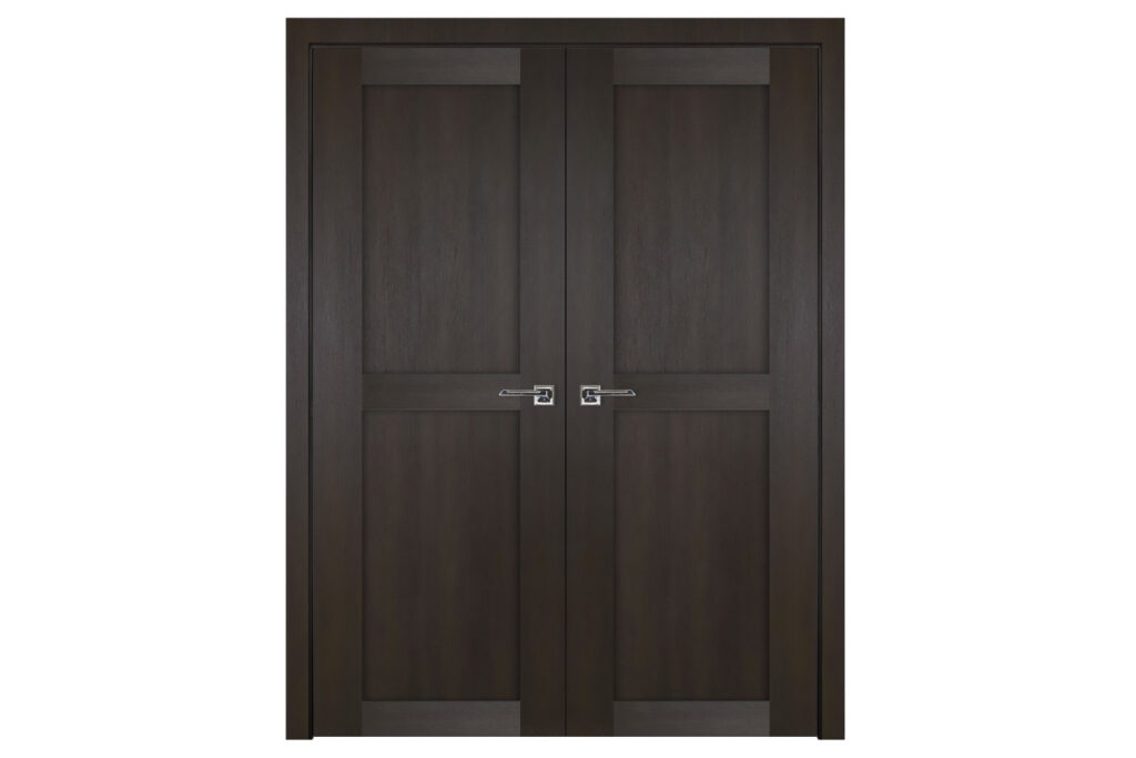 Nova Italia Stile 2 Lite Premium Wenge Laminate Interior Door - Double Door