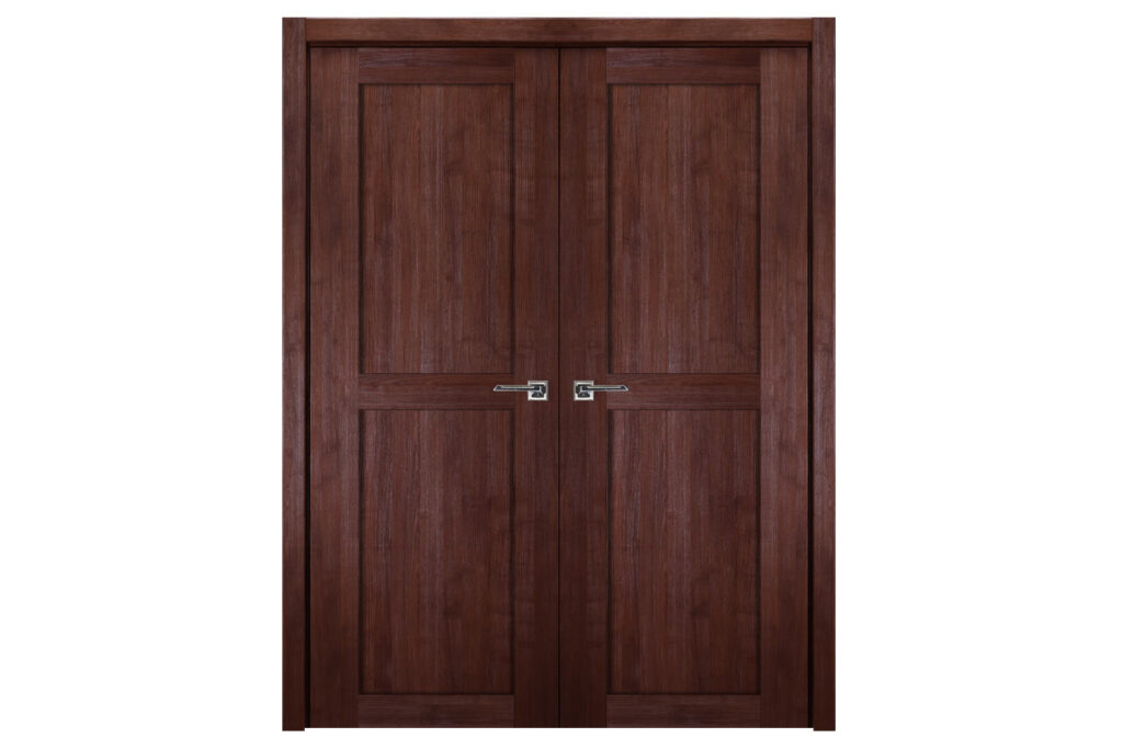 Nova Italia Stile 2 Lite Prestige Brown Laminate Interior Door - Double Door