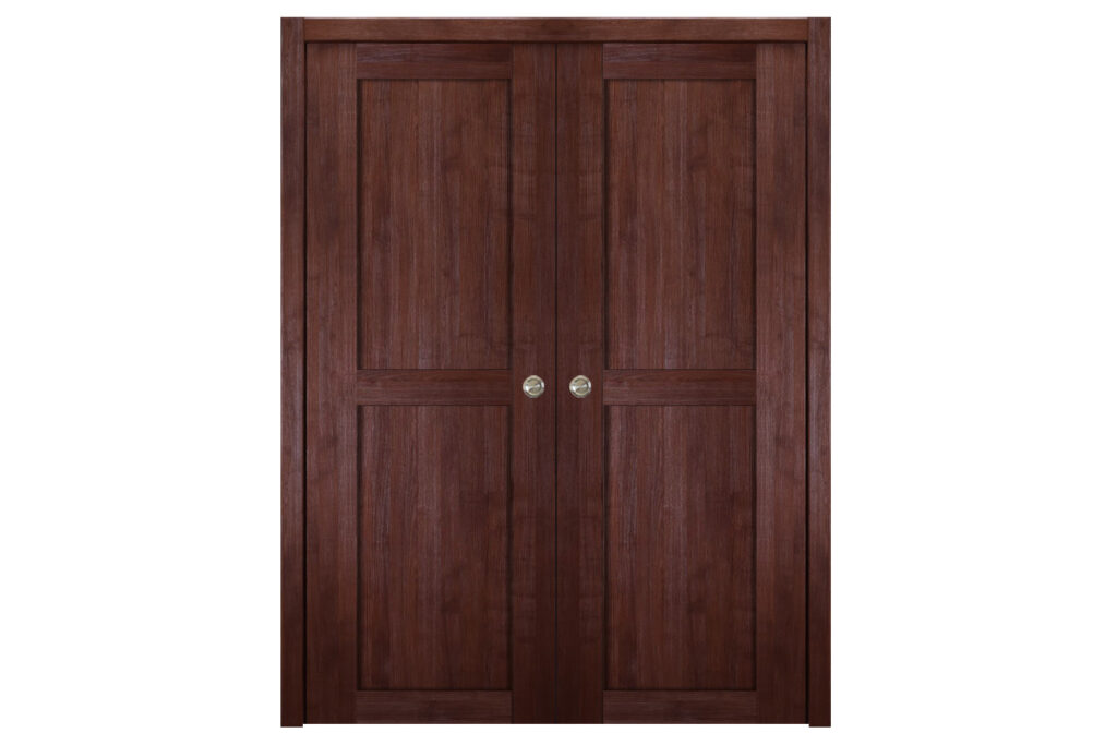 Nova Italia Stile 2 Lite Prestige Brown Laminate Interior Door - Double Pocket