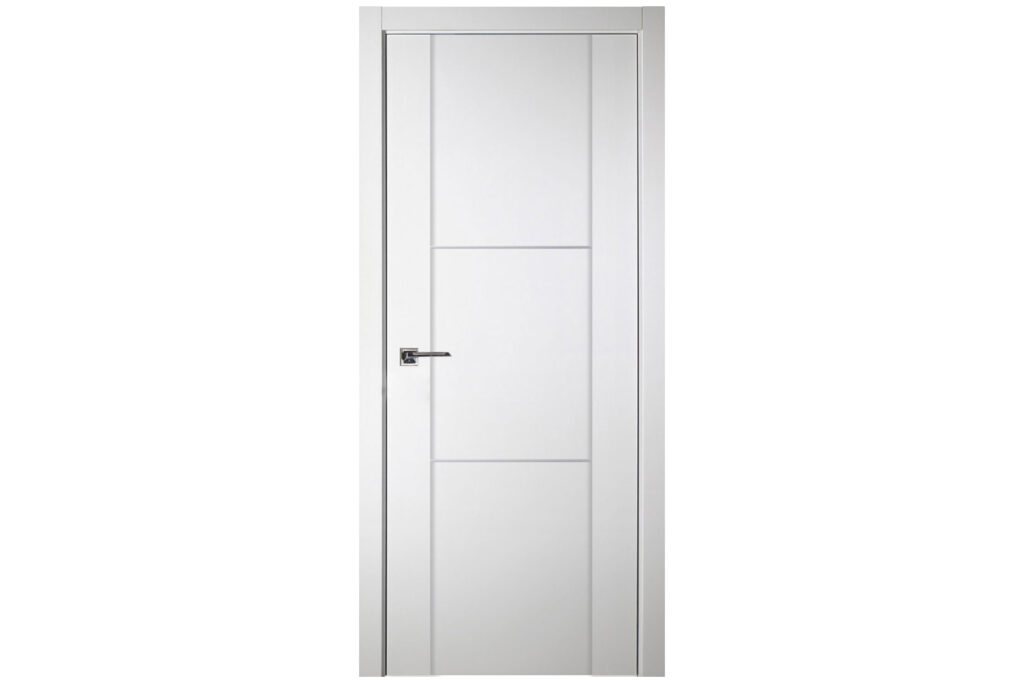 Nova Italia Stile 2H Alaskan White Laminate Interior Door - Single Door
