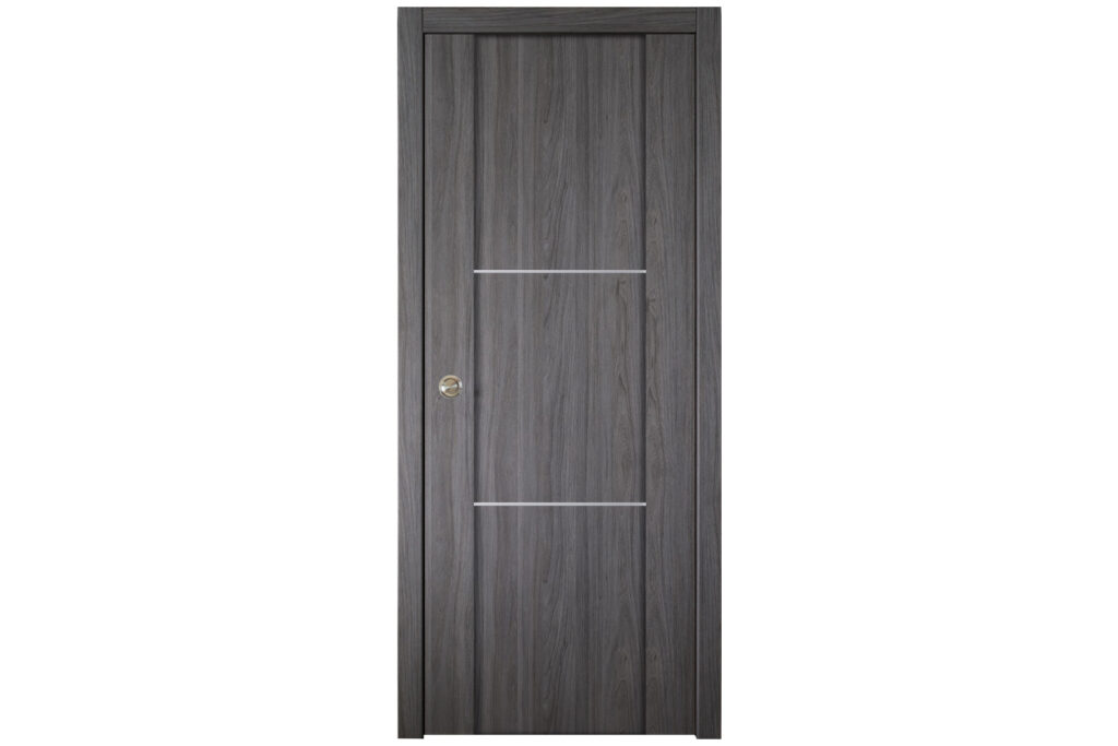 Nova Italia Stile 2H Swiss Elm Laminate Interior Door - Single Pocket