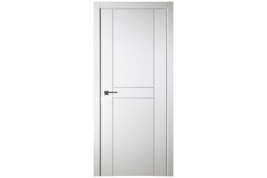 Nova Italia Stile 2HC Alaskan White Laminate Interior Door - Single Door