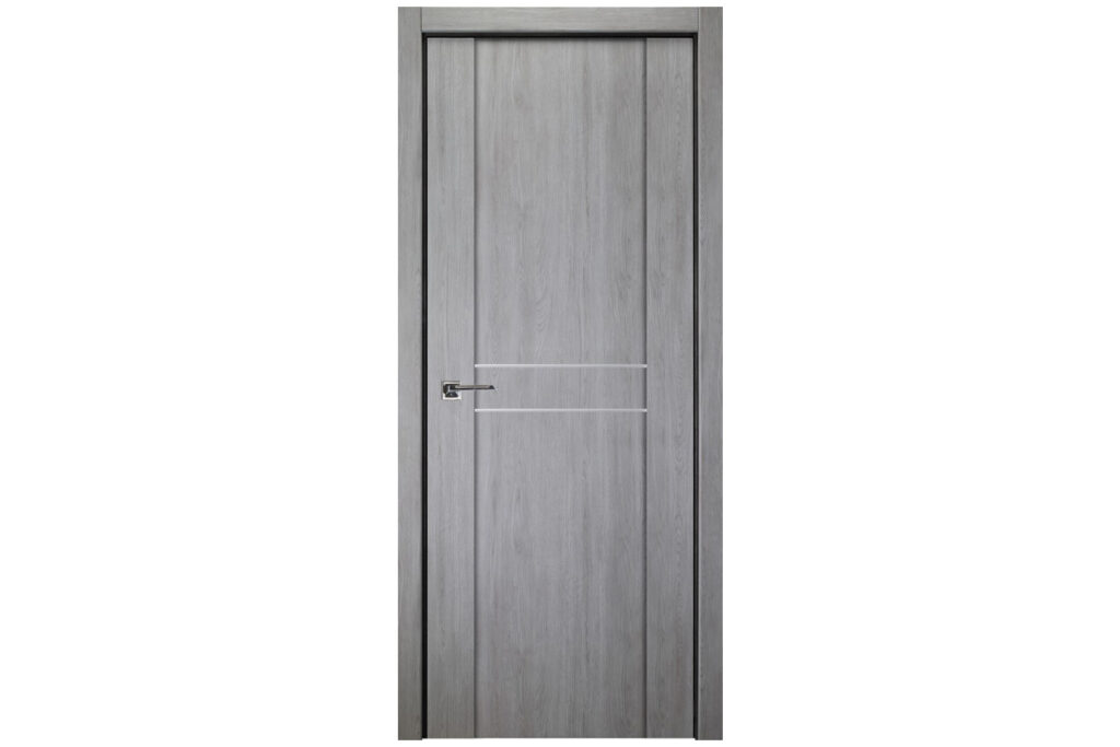 Nova Italia Stile 2HC Light Grey Laminate Interior Door - Single Door