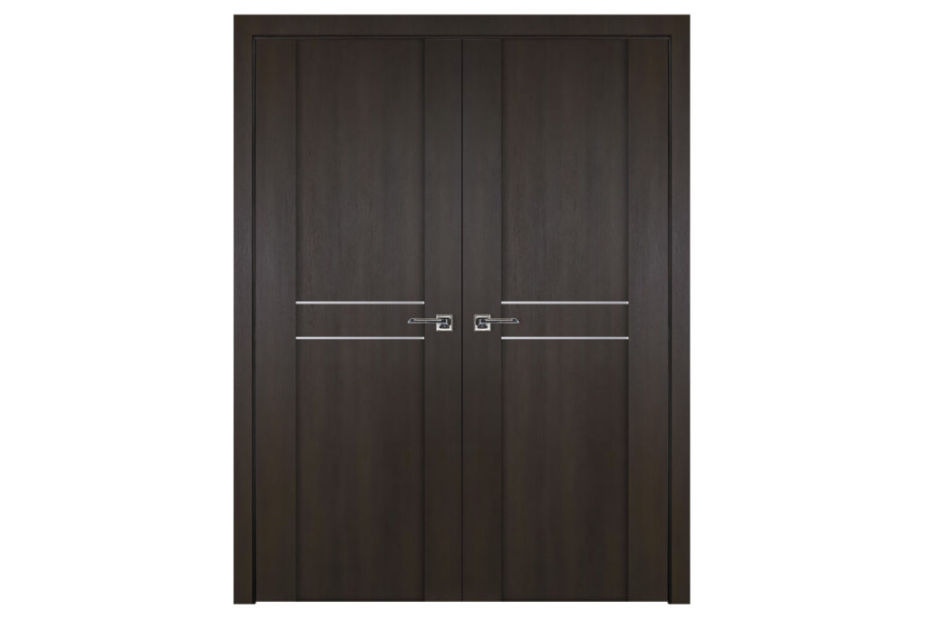 Nova Italia Stile 2HC Premium Wenge Laminate Interior Door - Double Door