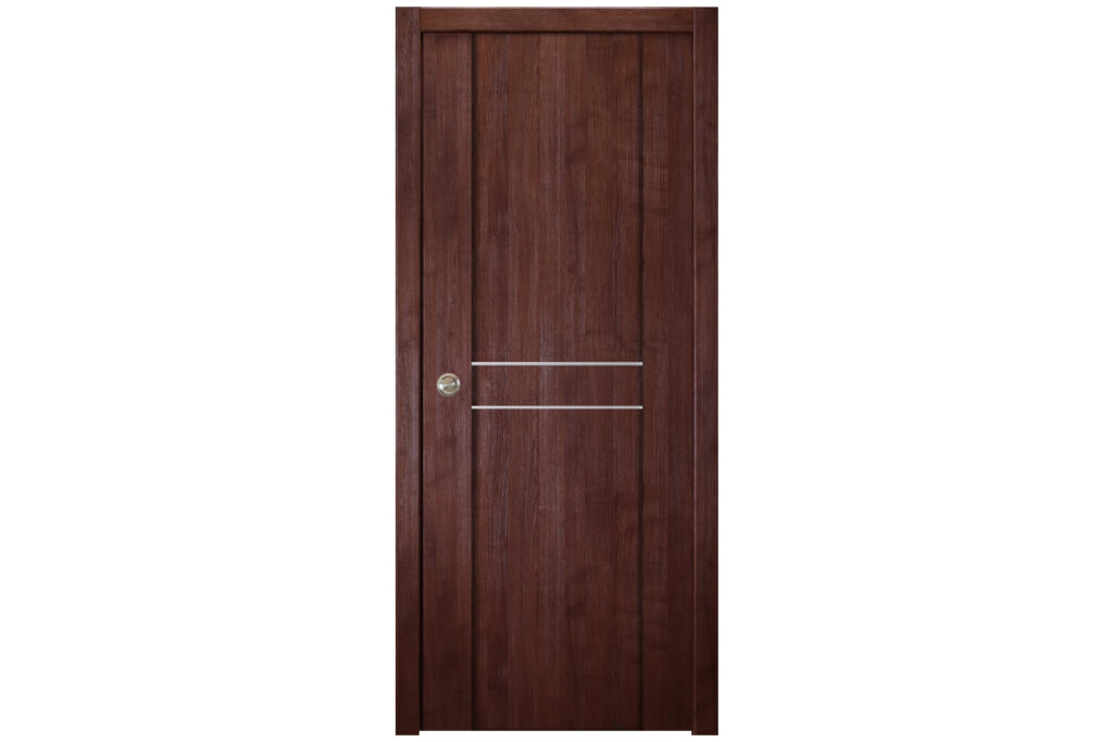 Nova Italia Stile 2HC Prestige Brown Laminate Interior Door - Single Pocket