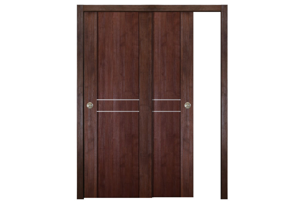 Nova Italia Stile 2HC Prestige Brown Laminate Interior Door - Bypass Door