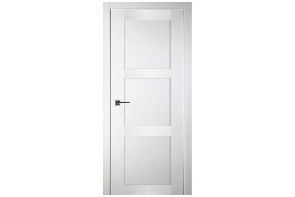 Nova Italia Stile 3 Lite Alaskan White Laminate Interior Door - Single Door